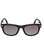 Color:Black - Image 3 - Men's Kendel 54mm Square Sunglasses