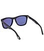 Color:Black - Image 6 - Men's Kevyn 52mm Square Sunglasses