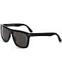 TOM FORD Men's Morgan 57mm Geometric Polarized Sunglasses, Color:Shiny Black/Smoke - Image 1