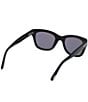 Color:Black - Image 5 - Men's Snowdon 52mm Geometric Polarized Sunglasses