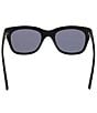 Color:Black - Image 6 - Men's Snowdon 52mm Geometric Polarized Sunglasses