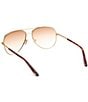 TOM FORD Unisex Clark 59mm Aviator Sunglasses - Image 4