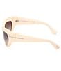 Color:Beige - Image 2 - Women's Brianna 55mm Cat Eye Sunglasses