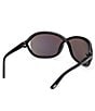 Color:Black - Image 5 - Women's Fernanda 68mm Butterfly Sunglasses
