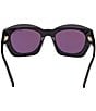 TOM FORD Women's Guilliana 52mm Geometric Sunglasses, Color:Black - Image 5