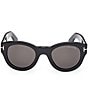 TOM FORD Women's Lucinda 48mm Round Sunglasses - Image 2