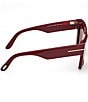 TOM FORD Women's Luna 52mm Butterfly Sunglasses, Color:Shiny Bordeaux - Image 4