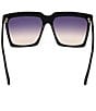 Color:Black - Image 4 - Women's Sabrina 58mm Square Sunglasses