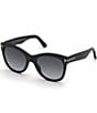 TOM FORD Women's Wallace 54mm Round Sunglasses - Image 1