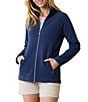 Tommy Bahama Aruba Full Zip Stand Collar Long Sleeve Sweatshirt - Image 1