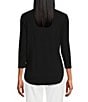 Tommy Bahama Ashby 3/4 Sleeve Scoop Neck Curved Hem Tee Shirt - Image 2