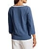 Tommy Bahama Ashby Rib Knit Split V-Neck Long Sleeve Tunic - Image 2