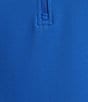 Tommy Bahama Aubrey Peached Jersey Solid Half Zip Mock Neck Sleeveless Top, Color:Cobalt Sea - Image 4