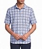 Tommy Bahama Bahama Coast Flora Check Short Sleeve Woven Shirt - Image 1