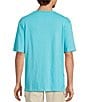 Tommy Bahama Bali Beach Short Sleeve T-Shirt, Color:Blue Curacao - Image 2