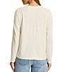 Tommy Bahama x Stetson Bandana Bay Palm Print Crew Neck Long Sleeve Lux Tee - Image 2