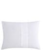 Color:White - Image 4 - Basketweave Solid White Cotton Comforter Mini Set