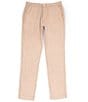 Color:Stone Khaki - Image 1 - Beach Linen Stretch Pants