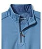 Tommy Bahama Ben And Terry Half Zip Pullover, Color:Stellar Shire - Image 2