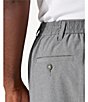 Color:Coal - Image 2 - Big & Tall 10#double; and 11#double; Inseam Cayman Isles Cargo Hybrid Board Shorts