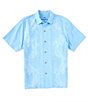 Color:Breaker - Image 1 - Big & Tall Bali Border Silk Short Sleeve Woven Shirt