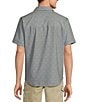 Color:Breeze Block - Image 2 - Big & Tall Coast Paquito Geometric Print Woven Shirt