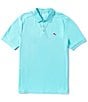 Color:Blue Swell - Image 1 - Big & Tall IslandZone Emfielder 2.0 Short Sleeve Polo Shirt