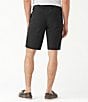 Color:Black - Image 2 - Big & Tall Flat Front Chip Shot 10#double;/11#double; Inseam Shorts