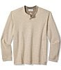 Tommy Bahama Big & Tall Flipview Abaco Pullover, Color:Cobblestone Heather - Image 1