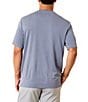 Color:Stonewash - Image 2 - Big & Tall IslandZone Coastal Crest Short Sleeve V-Neck T-Shirt