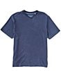 Tommy Bahama Big & Tall IslandZone Coastal Crest Short Sleeve V-Neck T-Shirt, Color:Ocean Deep - Image 1