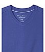 Color:Blues - Image 2 - Big & Tall IslandZone Coastal Crest Short Sleeve V-Neck Tee