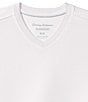 Color:White - Image 2 - Big & Tall IslandZone Coastal Crest Short Sleeve V-Neck T-Shirt