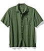 Color:Cucumber Green - Image 1 - Big & Tall IslandZone Coastal Breeze Check Short Sleeve Woven Shirt
