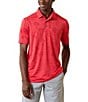 Color:Teaberry - Image 1 - Big & Tall IslandZone Palm Coast Palmera Short Sleeve Polo Shirt