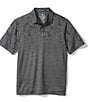 Color:Onyx - Image 1 - Big & Tall IslandZone Palm Coast Tropic Fade Short Sleeve Polo Shirt