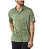 Color:Dark Sea Pine - Image 1 - Big & Tall IslandZone® Pina Grande Short Sleeve Polo Shirt