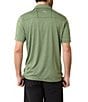 Color:Dark Sea Pine - Image 2 - Big & Tall IslandZone® Pina Grande Short Sleeve Polo Shirt
