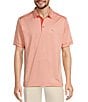 Color:Guava Ice - Image 1 - Big & Tall IslandZone San Raphael Short Sleeve Polo Shirt