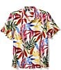 Color:Continental - Image 1 - Big & Tall IslandZone Soriano Fronds Short Sleeve Woven Camp Shirt