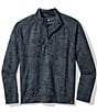Tommy Bahama Big & Tall Midnight Shade Half-Zip Pullover, Color:Night Sky - Image 1
