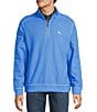 Tommy Bahama Big & Tall Montego Bay Half-Zip Pullover, Color:Medium Blueberry - Image 1