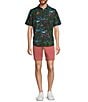 Tommy Bahama Big & Tall Neon Shores Short Sleeve Woven Shirt, Color:Black - Image 3
