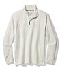 Tommy Bahama Big & Tall North Port Half-Zip Pullover, Color:Coconut Heather - Image 1