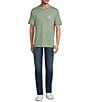 Tommy Bahama Big & Tall Oh What Fun It Is To Wine Short Sleeve T-Shirt, Color:Dusty Sage Heather - Image 3