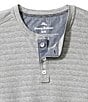 Color:Grey Heather - Image 2 - Big & Tall Shadow Bay Long Sleeve Henley Shirt