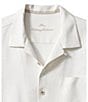 Color:Continental - Image 2 - Big & Tall Solid Tropic Isle Silk Short Sleeve Woven Shirt