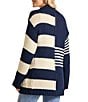 Tommy Bahama Boardwalk Stripe V-Neck Long Sleeve Open-Front Cardigan - Image 2