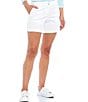 Tommy Bahama Boracay 5#double; Mid Rise Shorts, Color:White - Image 1
