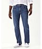 Color:Medium Indigo - Image 1 - Boracay Coast Stretch Vintage Slim Fit Jeans